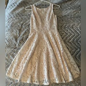 Cream wedding dinner dress